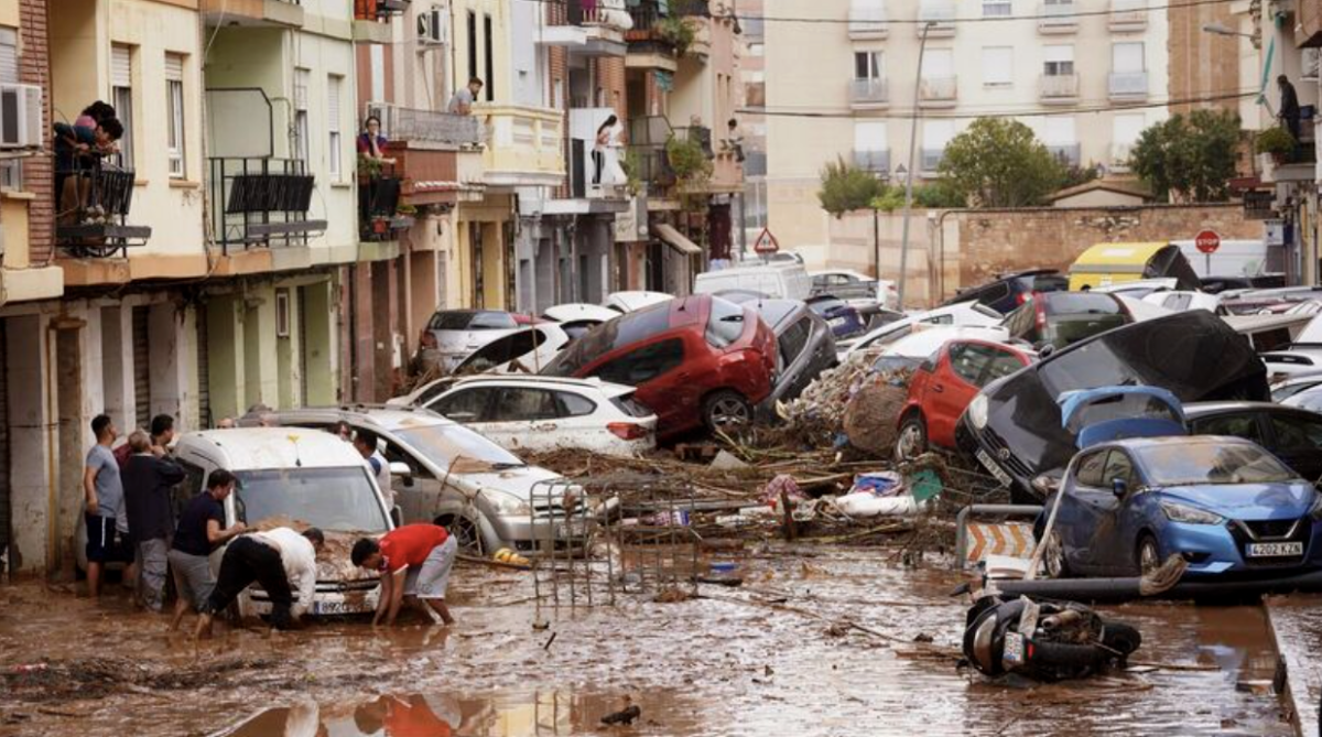 Rain Storm in Valencia, Spain